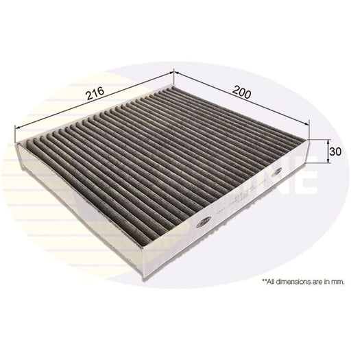 Comline Cabin Air Filter (Pollen Filter) fits Citroën C-Crosser 2007-2012
