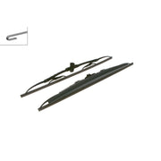 Bosch Front & Rear Super Plus Wiper Blade Set fits Nissan Terrano II 1993-2007