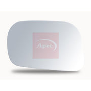Apec Exterior Wing Mirror Glass Left fits Opel Agila A 2000-2007 1.0 1.2