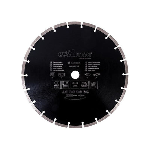 Evolution RAGE® Diamond Blade, Segmented Rim 305 x 22.2mm Evolution - Dynamic Drive