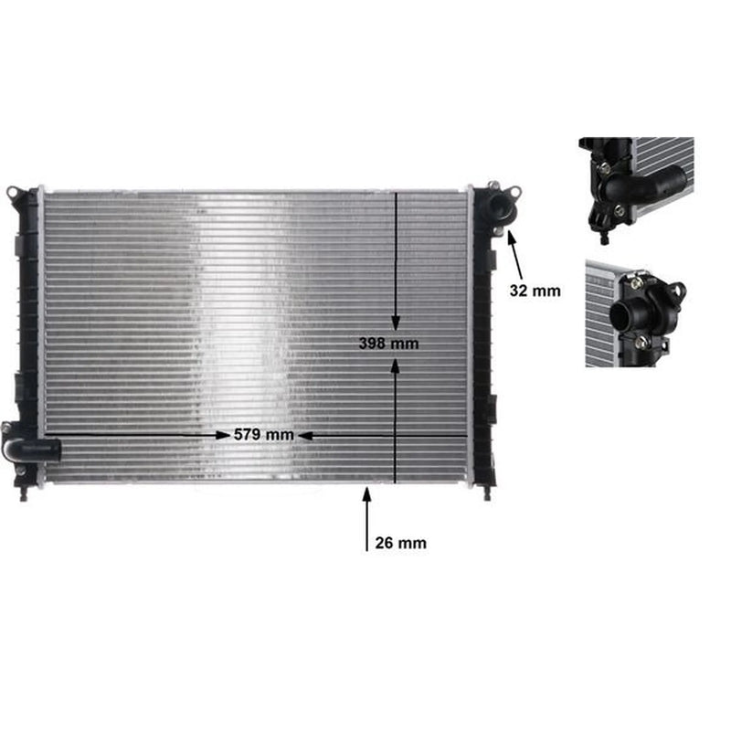 Mahle Engine Radiator fits Mini Mini 2001-2008