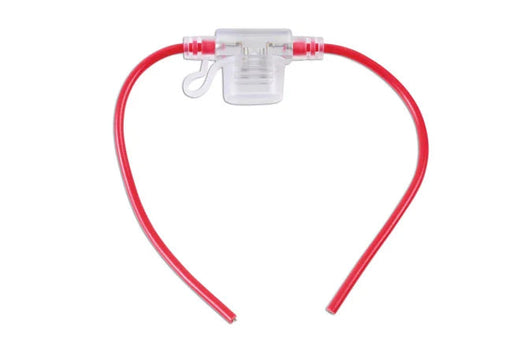 Connect Blade Fuse Holder Transparent for LED Micro 2 Fuses 1pc - CPL