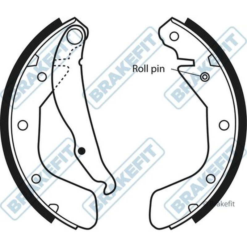 Apec Brake Shoe Set Axle Kit BSH1006