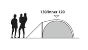 Outwell Cloud 3 Dome Tent 3 Berth Outwell - Dynamic Drive