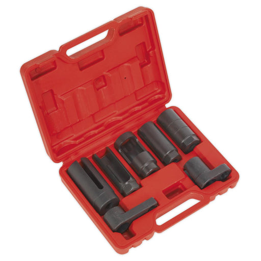 Sealey Oxygen Sensor Socket Set 7pc 3/8" & 1/2"Sq Drive SX032 Sealey - Dynamic Drive