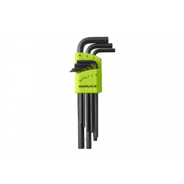 Carlyle Tools 9 Pc Long Hex Key Set Metric - image 1