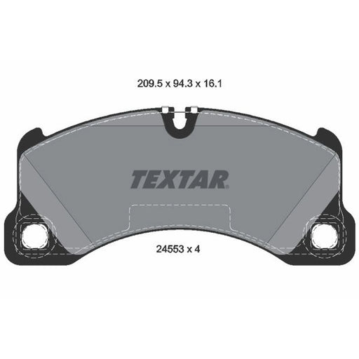 Textar Front Brake Pad Set 2455301