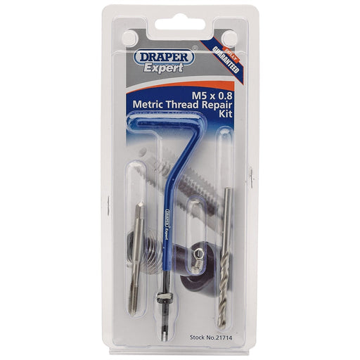 Draper Metric Thread Repair Kit, M5 x 0.8 21714 Draper - Dynamic Drive