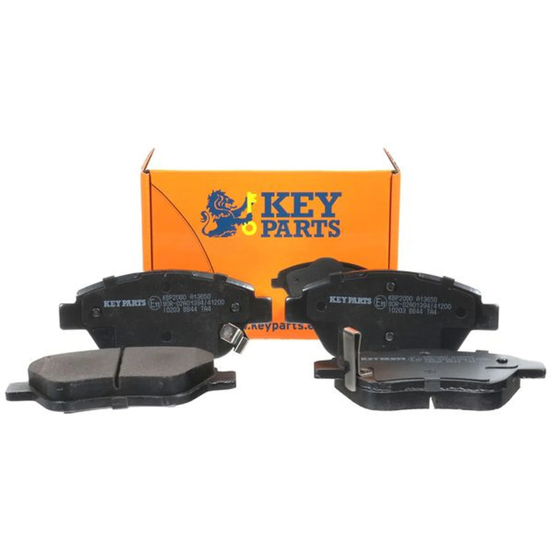 Key Parts 4 x Front Brake Pad Set fits Opel Corsa D 2006-2014 1.0 1.2 1.3 1.4