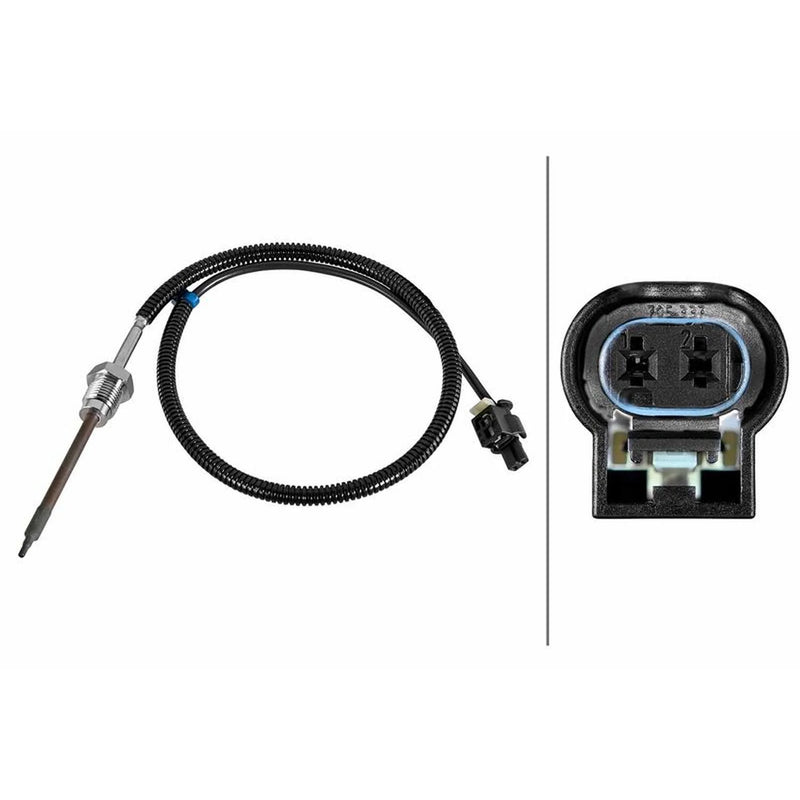 Hella Exhaust Gas Temperature Sensor before soot part fits Mercedes-Benz C-Class