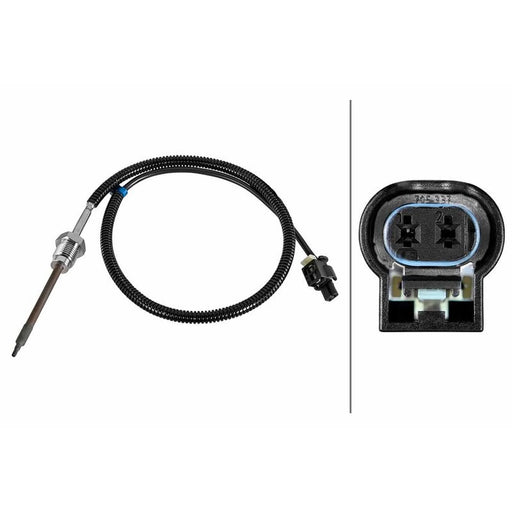 Hella Exhaust Gas Temperature Sensor before soot part fits Mercedes-Benz C-Class
