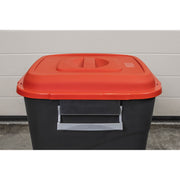 Sealey Refuse/Storage Bin 50L Red BM50R Sealey - Dynamic Drive