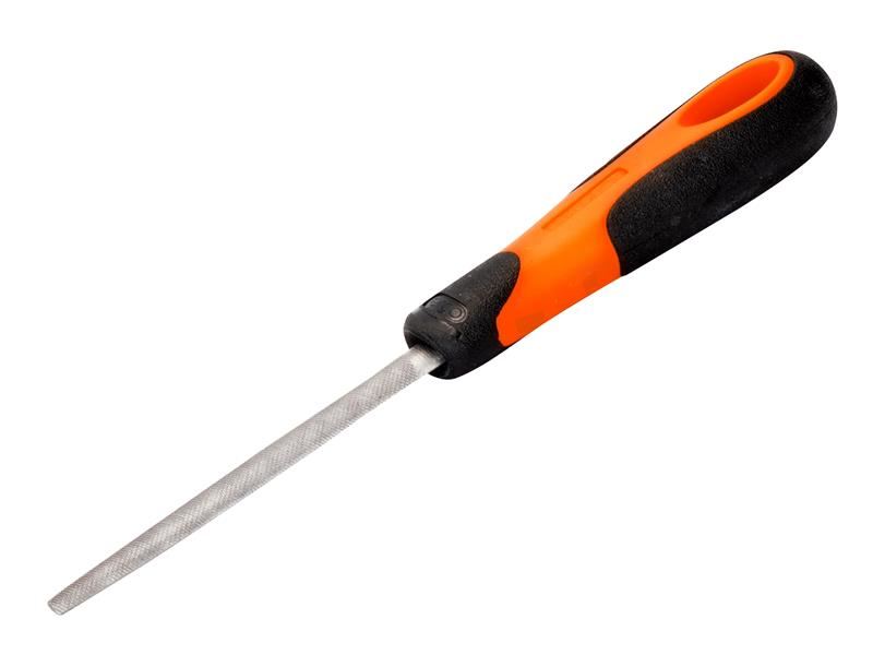 Bahco 1-210-08-2-2 ERGO™ Handled Half-Round Second Cut File 200mm (8in) Bahco - Dynamic Drive