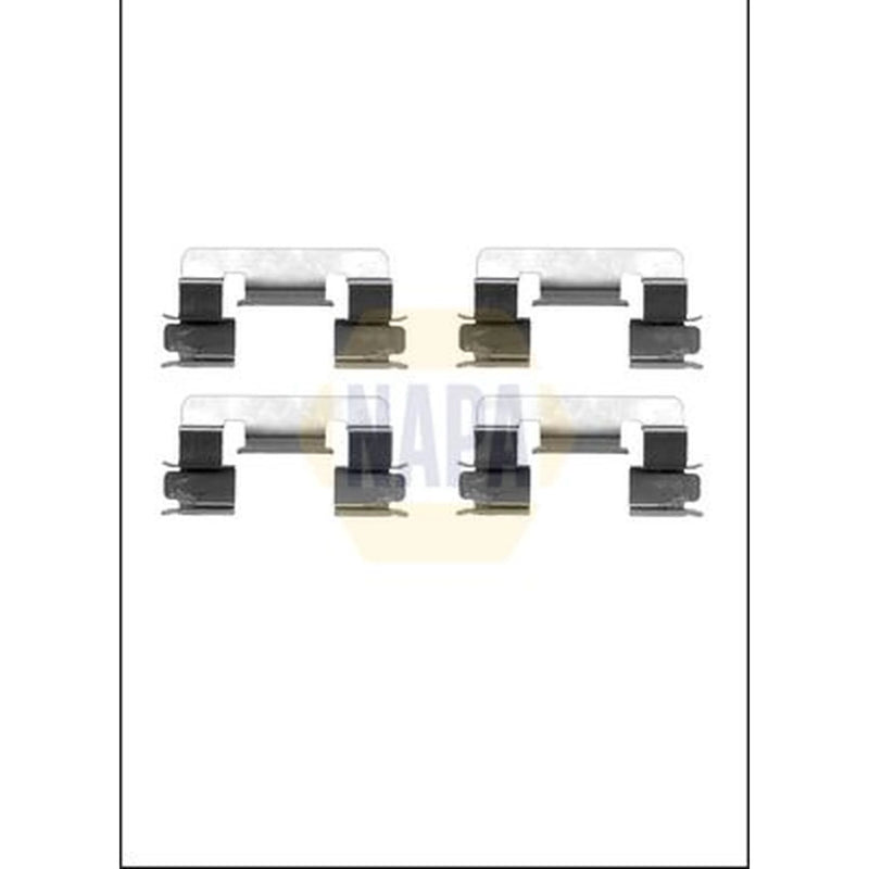 NAPA Brake Pad Accessory Fitting Kit Front fits Toyota Corolla 1997-2008