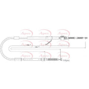 Apec Handbrake Cable Right Rear fits Mitsubishi L200 1996-2007 2.4 2.5