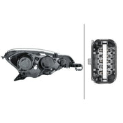 Hella Headlight Headlamp H7/H1 Left fits Citroën C3 II 2009-2016 1.0 1.2 1.4 1.6