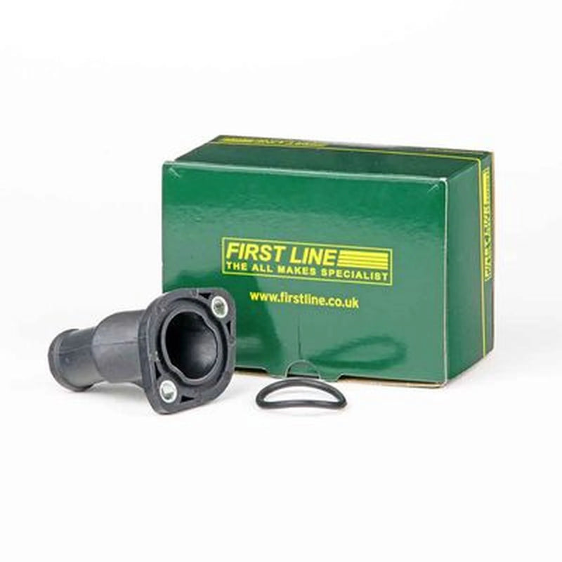 First Line Coolant Flange Housing Connector fits Audi 80 B3 1990-1991 2.0