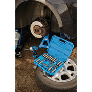 Draper HI-TORQ Metric Deep Impact Socket Set, 1/2" Sq. Dr. (19 Piece) Draper - Dynamic Drive