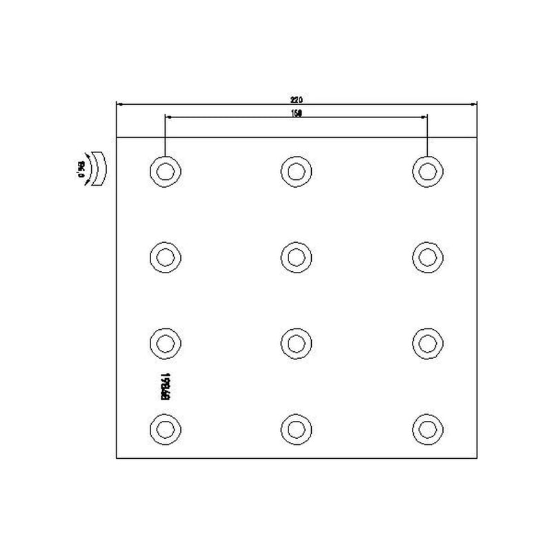 Textar Textar Cv Brake Lining Set 1969906
