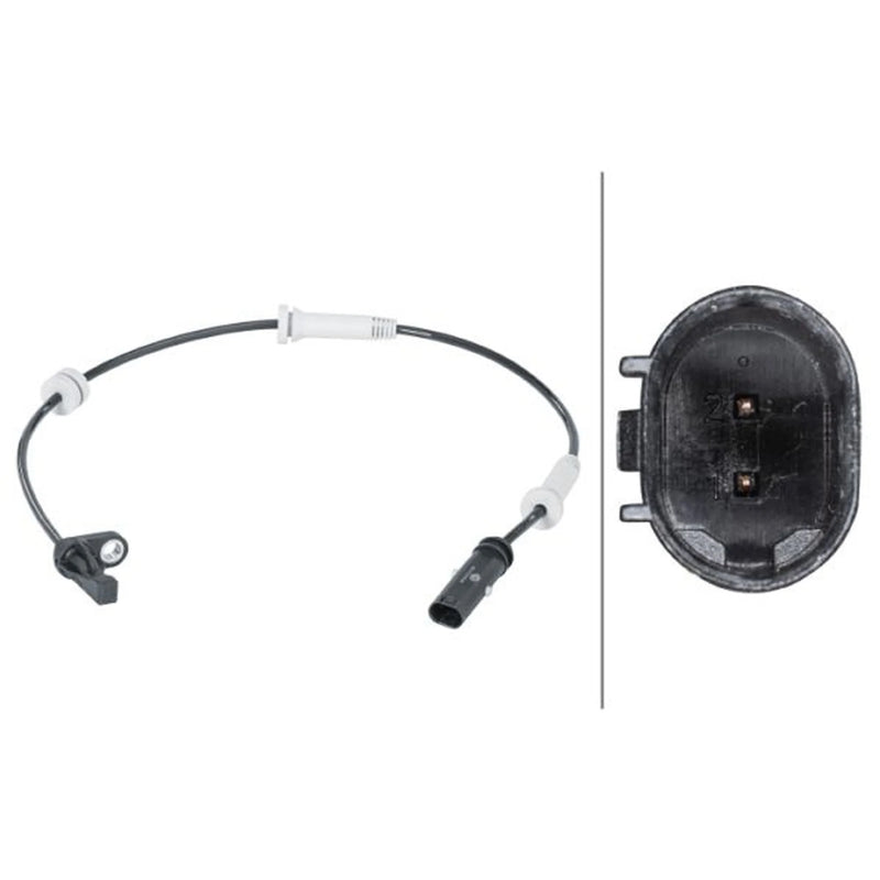 Hella ABS Wheel Speed Sensor Front fits BMW 1 Sports Hatch 2011-2019
