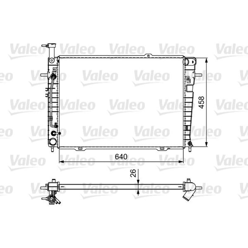Valeo Engine Radiator 735543