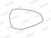 Summit Heated Base Plate With Blind Spot Mirror Glass fits Audi A4 15 to 17 RHS Summit - Bars 4 Cars