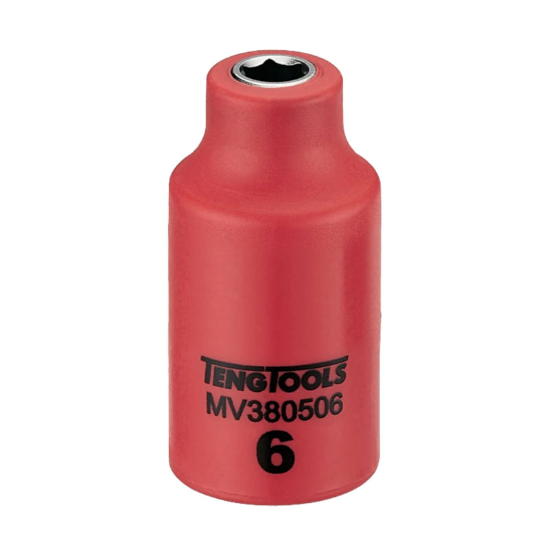 Teng Tools 3/8" Insulated Socket 6mm Teng Tools - Dynamic Drive