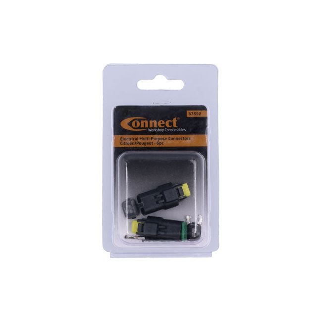 Tool Connection for Peugeot Electrical Multipurpose 2 Pin Connector 6pc 37592 Tool Connection - Dynamic Drive