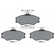 Textar Front Brake Pad Set 2308101