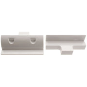 AG Pair of White ABS Side Solar Support Mounts AG - Dynamic Drive