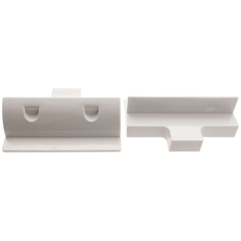 AG Pair of White ABS Side Solar Support Mounts AG - Dynamic Drive