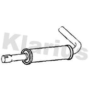 Klarius Box With Centre Pipe Centre fits Mitsubishi Space Star VI 2012 on 1.0