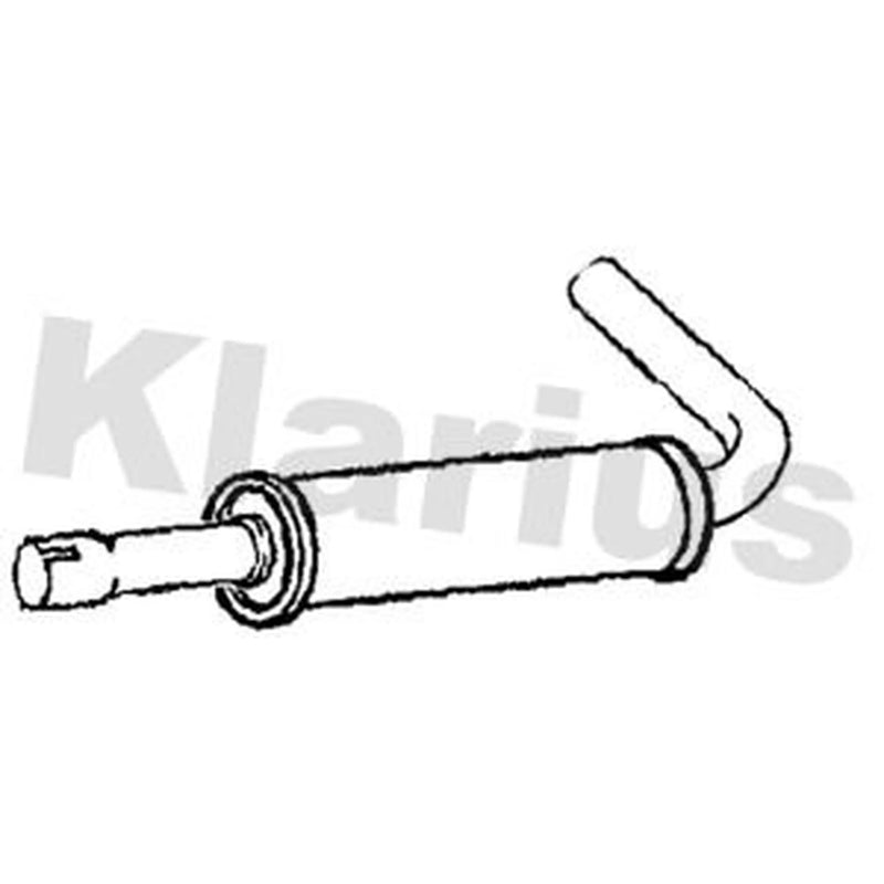 Klarius Box With Centre Pipe Centre fits Mitsubishi Space Star VI 2012 on 1.0