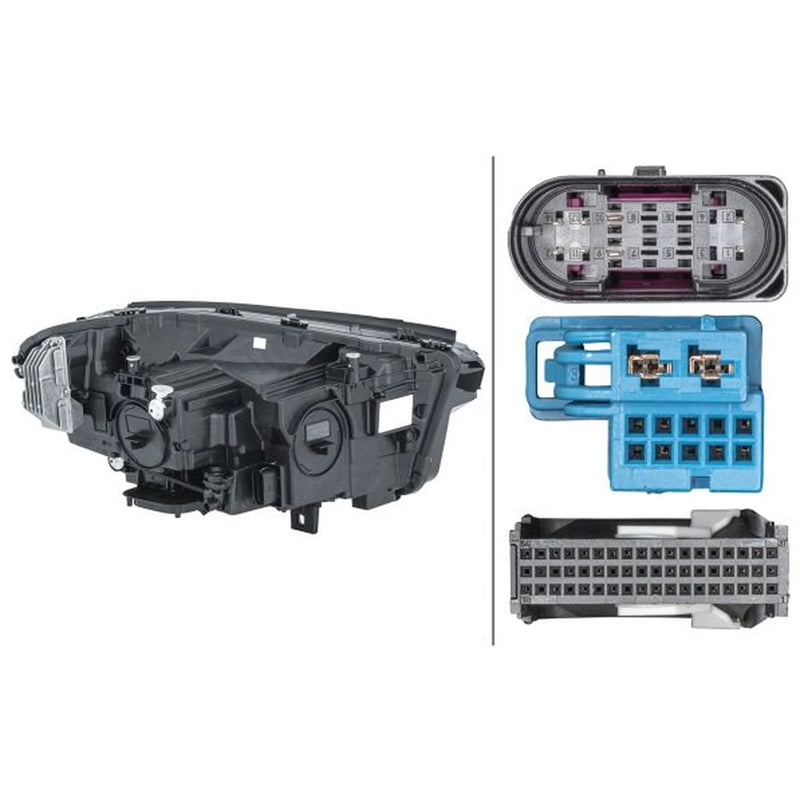 Hella Headlight Headlamp LED Left fits Mercedes-Benz Gla 2020 on
