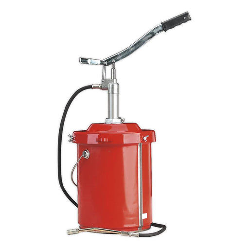 BUCKET GREASER WITH FOLLOWER PLATE 12.5KG HEAVY-DU Sealey - Dynamic Drive