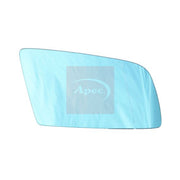 Apec Exterior Wing Mirror Glass Right fits BMW 5 2001-2010