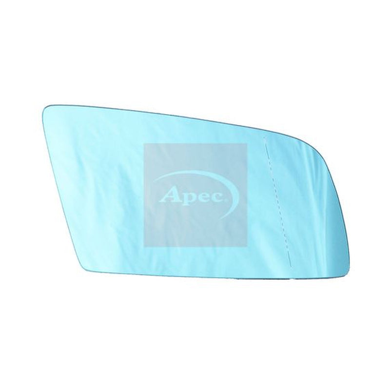Apec Exterior Wing Mirror Glass Right fits BMW 5 2001-2010