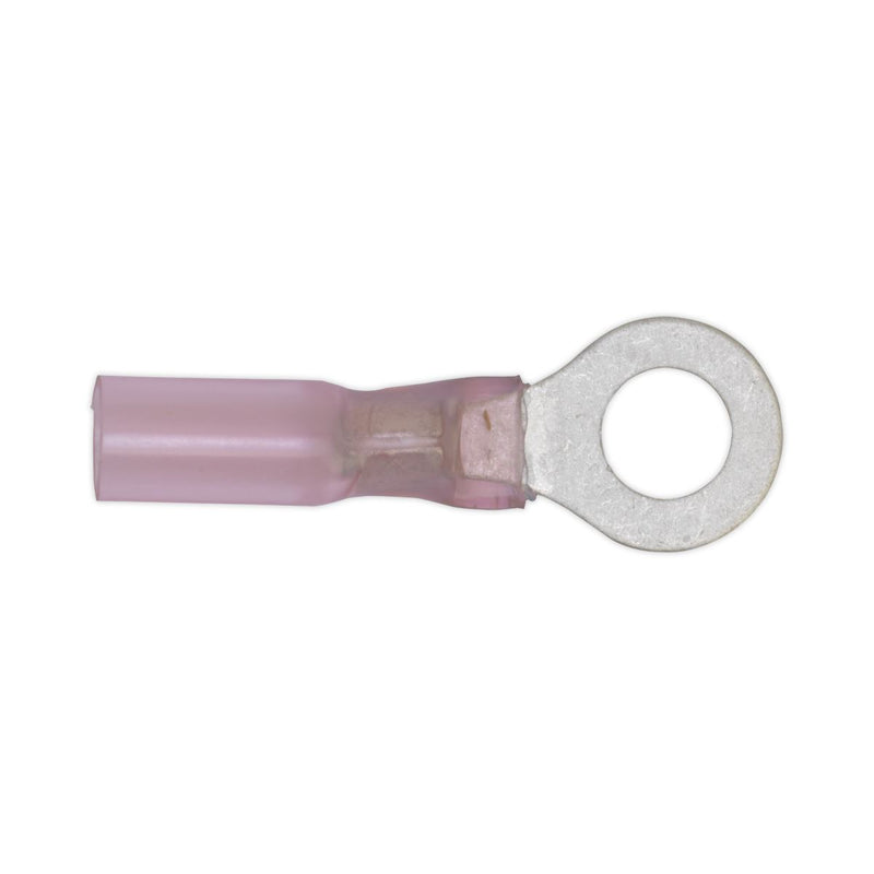 Sealey Heat Shrink Ring Terminal 5.3mm Red Pack of 25 RTSR2553 Sealey  - Dynamic Drive