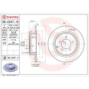Brembo Front & Rear Brake Discs & Pads fits Mitsubishi Outlander II 2006-2012