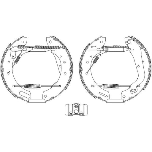 Mintex Brake Shoe Set Axle Kit fits Ford Maverick 1993-1998 2.4 2.7