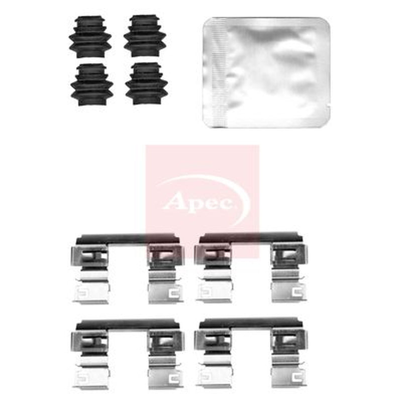 Apec Brake Pad Accessory Fitting Kit Rear fits Hyundai Santa Fe IV 2018-2020