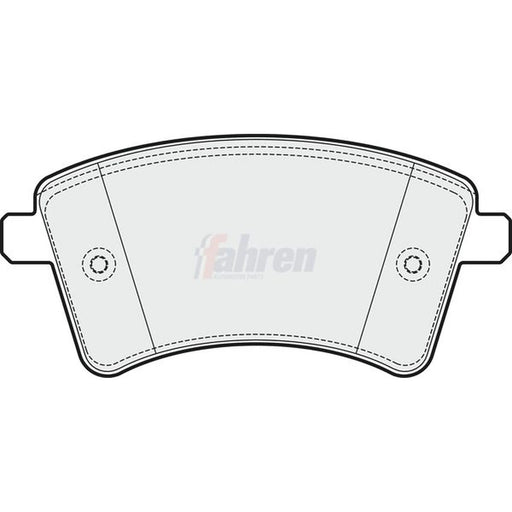 Fahren Front Brake Pad Set FBP3245