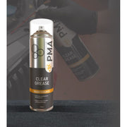 PMA Clear Spray Grease 500ml Water Resistant Aerosol Lubricant PTFE Chain etc PMA - Dynamic Drive