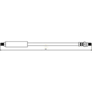 NAPA Brake Hydraulic Hose Line Rear fits Ford Escort 1992-2000 1.3 1.4 1.6 1.8