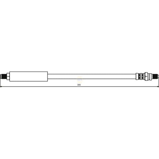 NAPA Brake Hydraulic Hose Line Rear NBH1432