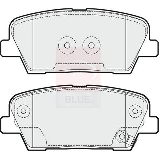 Apec Rear Brake Solid Discs & Pads fits Hyundai Santa Fé II 2006-2009 2.2