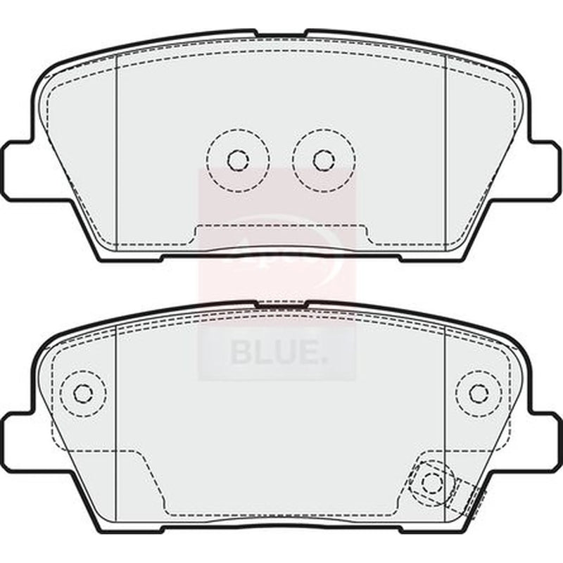 Apec Rear Brake Pad Set PD3347