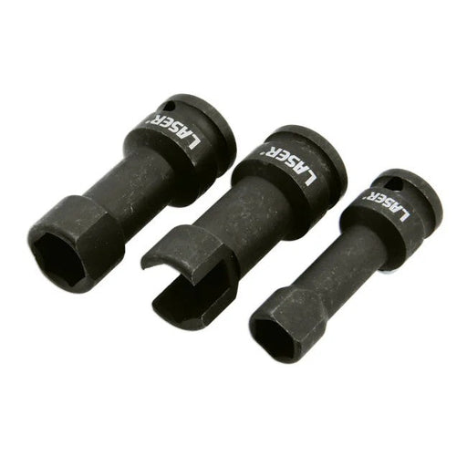 Laser Tools Deep Sockets for Strut Channel 1/2"D 3pc - PL