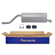 Hella End Silencer Rear fits Abarth Grande Punto 2007-2010 1.4