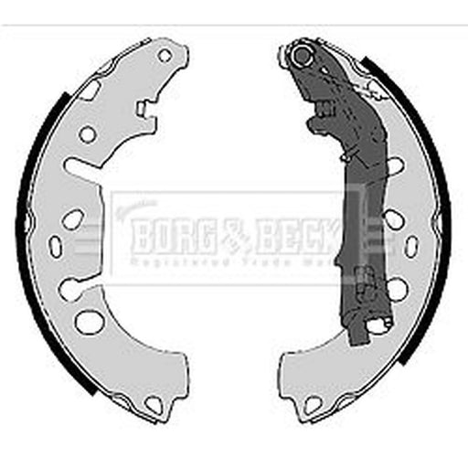 Borg & Beck Brake Shoe Set Axle Kit BBS6368